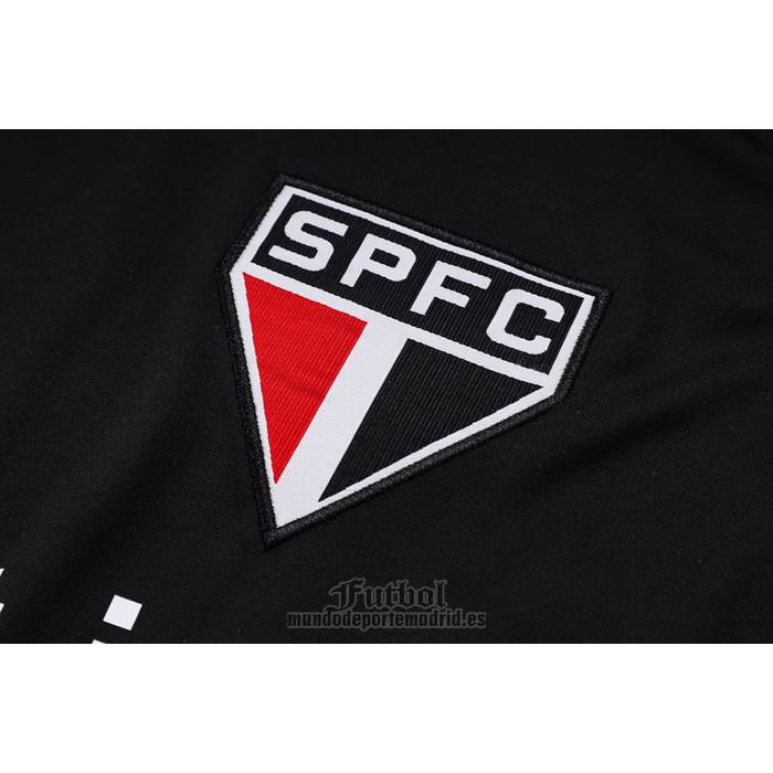 Chandal del Sao Paulo Manga Corta 2023-2024 Negro - Pantalon Corto
